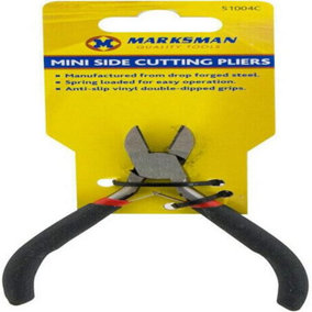 2 X 4.5" Mini Needle Side Cutting Pliers Craft Jewellery Grip Handles Tool Craft