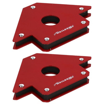 2 x 4" Magnetic Large Welding Magnet Holder For Up To 50lbs 45 90 135 Angles