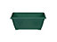 2 x 40cm Small Plastic Venetian Window Box Trough Planter Pot Green Colour