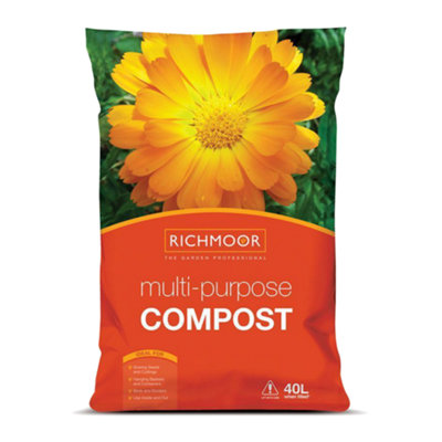 2 x 40L Richmoor Multi Purpose Compost Garden Plants Potting Soil