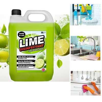 2 x 5L Ready To Use Lime Disinfectant Cleaner Perfect For Kitchens ...