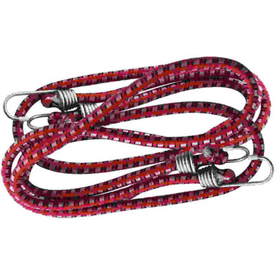 2 X 72 Inch Bungee Straps 180cm Elastic Rope with Metal Hooks for ...