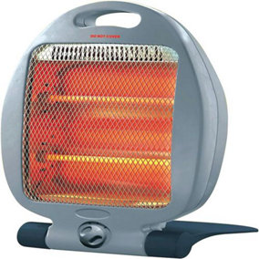 2 X 800W 2 Bars Halogen Heater - Instant Heat With Two Settings Ideal For Winter  Home, Office, Living Room, Caravan, Garages