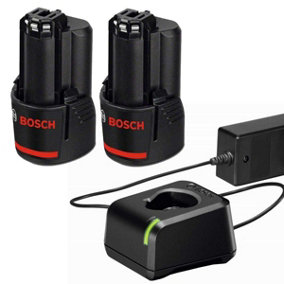 Batteries 18V 5,0Ah (x2) et chargeur Bosch GBA + GAL 1880 CV 