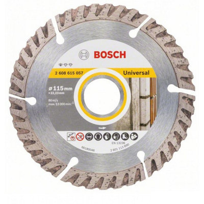 2 X Bosch Pro Universal Grinder Diamond Blade High Speed 4.5" 115mm x 22mm Bore