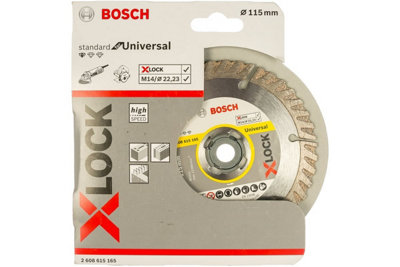 2 X Bosch XLOCK Pro Universal Grinder Diamond Blade High Speed 4.5" 115mm x 22mm - 3