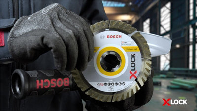 2 X Bosch XLOCK Pro Universal Grinder Diamond Blade High Speed 4.5" 115mm x 22mm - 6