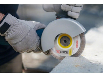 2 X Bosch XLOCK Pro Universal Grinder Diamond Blade High Speed 4.5" 115mm x 22mm - 7