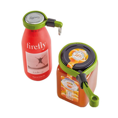 2 x Bottle and Jar Openers - Safe & Easy to Use Universal Lid Opening Kitchen Gripping Aid Gadget Tools - 18 & 10cm Long