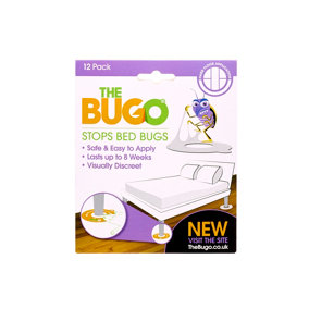 2 x Bugo Hard Floor Bed Bug Detector and Trap Pack of 12