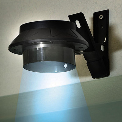 2 x Clip On Garden Lights - Solar Powered Weather Resistant Outdoor LED Security Lighting for Guttering, Fences, Walls
