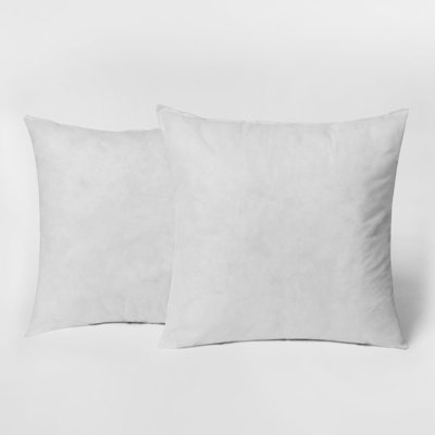 2 x Cushion Fillers Hollowfibre Inner Insert Pads
