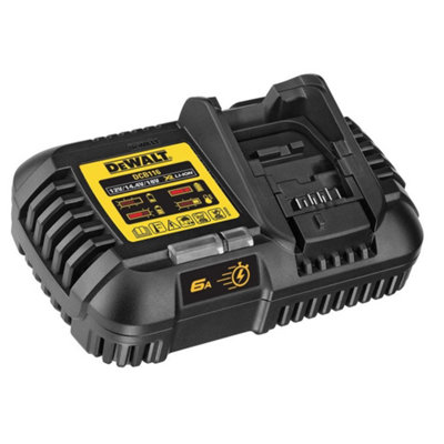 2 x Dewalt DCB547 18v / 54v XR Flexvolt 9.0ah Battery + DCB116 Fast Charger - 4