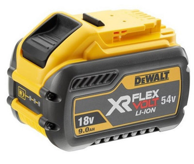 2 x Dewalt DCB547 18v / 54v XR Flexvolt 9.0ah Battery + DCB118 Fast Charger