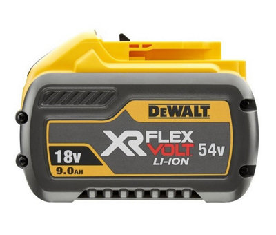 2 x Dewalt DCB547 18v / 54v XR Flexvolt 9.0ah Battery + DCB118 Fast Charger