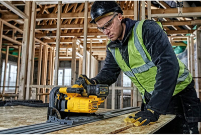 2 x DeWalt DWS5022 1.5m Guide Rail for DWS520 Plunge Saws & Connector + Tool Bag - 6