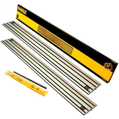 2 x DeWalt DWS5022 1.5m Guide Rail for DWS520 Plunge Saws & Connector ...