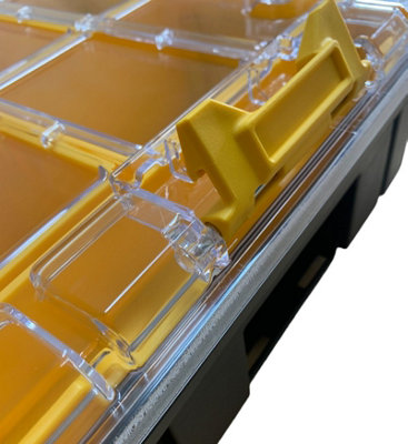 2 x Dewalt DWST1-71194 TStak V Clear Lid Stackable Tool Fixing Organiser Case - 9