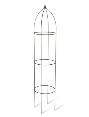 2 x Garden Trading Barrington Obelisk Plant Supports Raw Metal - 5