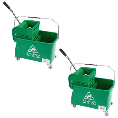 Jantex Kentucky rolemmer met wringer groen 20L - GK689 - de