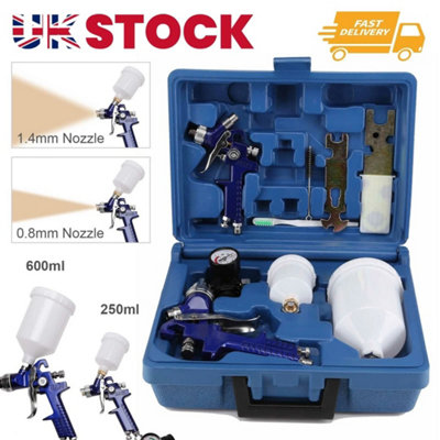Paint Gun Throohills Professional HVLP Spray Gun, 1.4/1.7/2.0mm