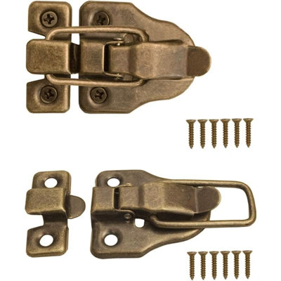 2 X Latches For Chests, Boxes, Suitcases, Metal Fittings, Vintage ...