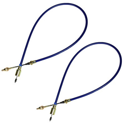 2 x Long Life Trailer Brake Cable Knott Systems for Ifor Williams Outer 730mm