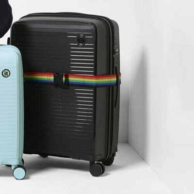 2 X Luggage Strap Adjustable Straps Baggage Tie Down Suitcase Strong Travel Easy - 3