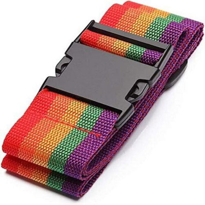 2 X Luggage Strap Adjustable Straps Baggage Tie Down Suitcase Strong Travel Easy - 5