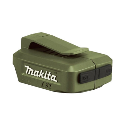 2 x Makita DEBADP05 Olive 2 x USB Port Battery Charger 14.4v 18v LXT Batteries