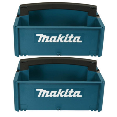 2 x Makita P-83836 Stackable MakPac Case Tool Box Carrier Open Tote with Handle