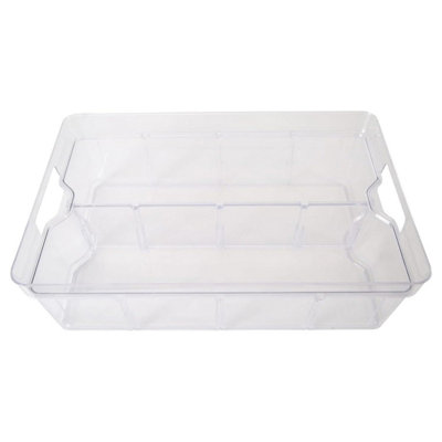 2 x Medium (36.5x27.5x10.5cm) Stackable Modular Adjustable Plastic ...