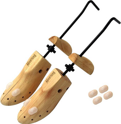 Wooden Boot Stretcher Adjustable Shoe Shaper Widener Expander Men Women US 4-13