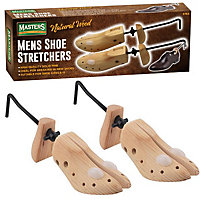 2 x Mens Gents Shoe Stretcher Wooden Tree Shaper Corn Bunion Blister Size 6 - 12