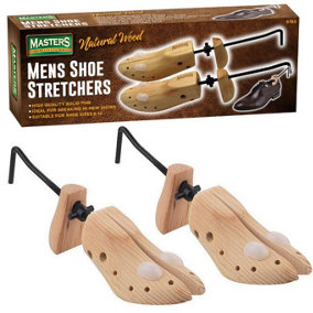 2 x Mens Gents Shoe Stretcher Wooden Tree Shaper Corn Bunion Blister Size 6 - 12