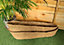 2 x Natural Coco Wall Trough Liner Cupped Shaped Coco Liner For 30 Inch Wall Basket