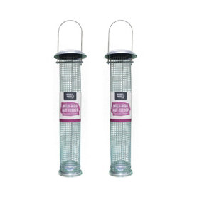 2 x Nature's Market Large Deluxe Nut Feeder