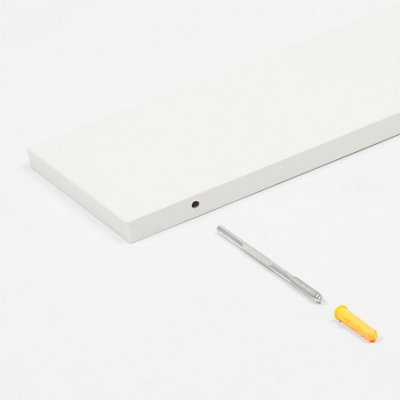 2 x Pack of Floating Wood Shelf - 3