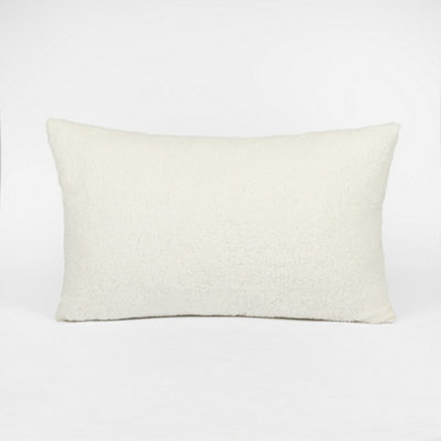 2 x Pack Of Teddy Fleece Soft Warm Filled Pillow Cushion