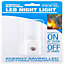 2 X Plug In Led Night Light Bedroom Dusk To Dawn Sensor Energy Saving Kids Lamp