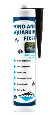 2 x RDL Pond And Aquarium Fixer Adhesive And Sealant 290ml