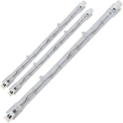 2 x Replacement Halogen Heater Element Tube Bulbs 400W 164Mm 208Mm 242Mm Quartz (208Mm)