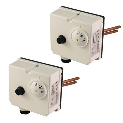 2 x RM Cylinders Spare Dual Thermostat (Twin Pack)