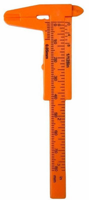 2 X Set Of 2 Plastic Vernier Caliper Set Diameter Measuring Ruler Gauge - 6