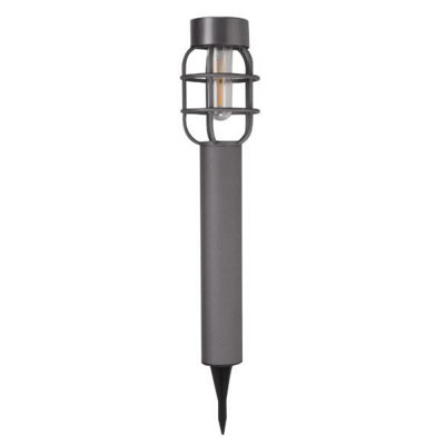 2 x Smart Garden Anglia 365 Cage Solar Stake Bollard Post Lights - 3