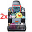 2 X Surdoca Car Seat Organiser Tablet Holder 9 Pockets Storage Kids Toys Bottles