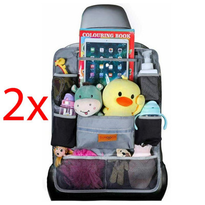Essen Faux Leather Car Seat Gap Slit Organizer Pouch Phone Sundries Holder Storage Bag