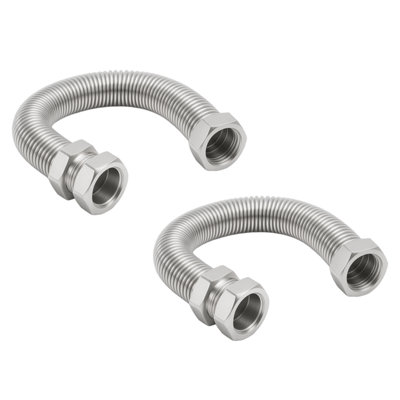 2 x Tesla Ridgeline Tap Connector, 15mm Copper Compression x 1/2 BSP ...