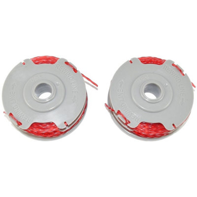 2 x Trimmer Strimmer Spool & Line Double Autofeed Compatible With Flymo FLY021 by Ufixt