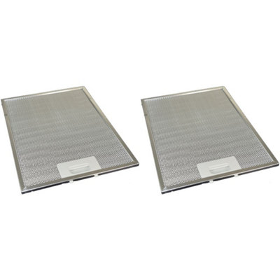 2 x Universal Cooker Hood Metal Grease Filter 247mm x 327mm by Ufixt